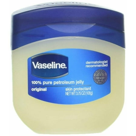 Vaseline 100% Pure Petroleum Jelly Original Skin Protectant, 3.75Oz, 2-Pack