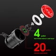 thumbnail image 2 of Luz trasera de bicicleta LED 5 modos Luz trasera de bicicleta recargable (Rojo) Sywqhk Accesorios para bicicletas, 2 of 4