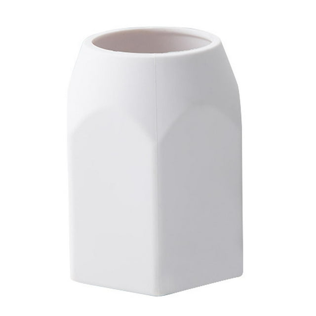 Abbracc Pen Make Borstel voor Home Office Multifunctionele Anti Slip Container Desktop White