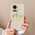 thumbnail image 1 of Cases For Oppo Reno 10 Pro 5G Heart Butterfly Full Protection Soft Liquid Silicone Black Phone Cover For Oppo Reno10Pro Funda TYW251 OPPO Reno 10 Pro, 1 of 6