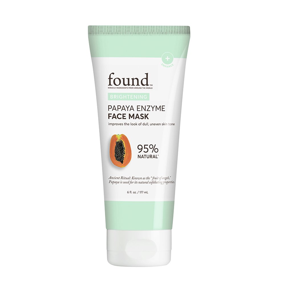 FOUND BRIGHTENING Papaya Enzyme Face Mask, 6 fl oz
