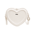 thumbnail image 1 of Bolso Bandolera Forma Corazón Belug Blanco, 1 of 5