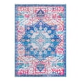 thumbnail image 3 of Unique Loom Renaissance Collection Area Rug - Roma (7' 10" x 11' Rectangle Ivory Blue/Black), 3 of 7
