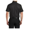 thumbnail image 2 of Yellow Rooster Men's Short Sleeve Easy Care Shirt Black/Light Stone XS, 2 of 6