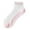 a6 Pink, variant on qolati Womens Ankle Sheer Socks Summer Transparent Thin Mesh Lace Elastic Crew Socks See Throughs Jacquards Crystal Socks