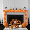 thumbnail image 1 of Staron Red Maple Leaf Garland under $5! Halloween Simulation Decoration for Home Garden 68.89in, 1 of 6