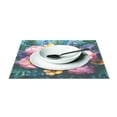 thumbnail image 3 of Ryvnso Placemats Set of 4 Beautiful Peony Flower Dining Mats Heat-Resistant Non-Slip Washable Table Mat, 3 of 8