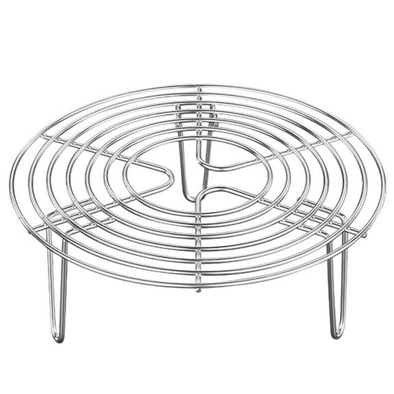 FOMIYES Steamer Rack Silver 304 Stainless Steel Kitchen Assistant Cooking 1Pcs 6.29X6.29X2.75in
