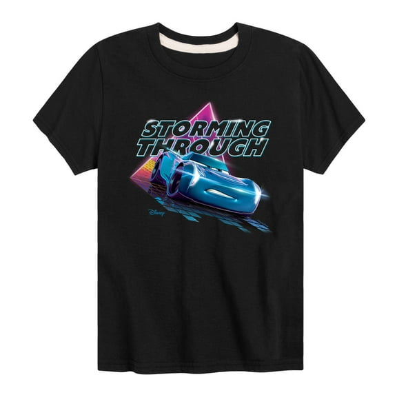 Disney - Cars - Storming Through - Boy's Toddler And Youth Short Sleeve Tee
