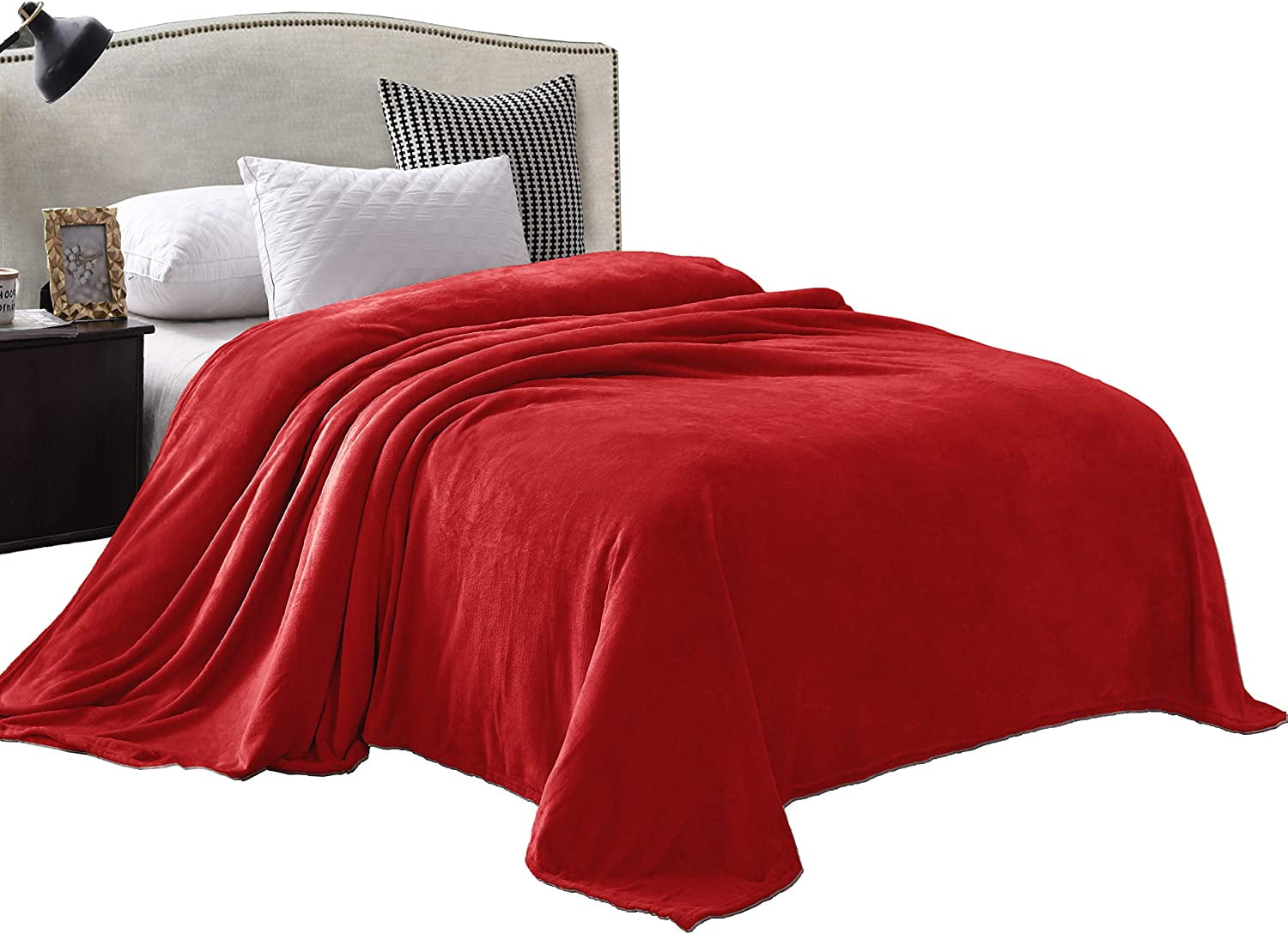Exclusivo Mezcla Twin Size Flannel Fleece Velvet Plush Bed Blanket as Bedspread/Coverlet/Bed