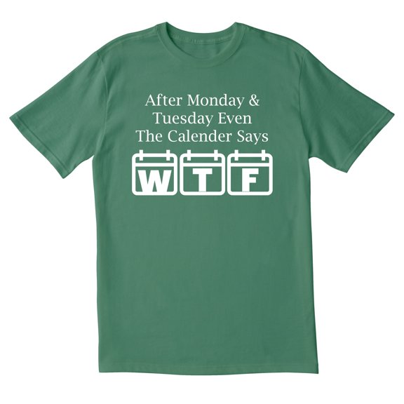 TotallyTorn After Monday And Tuesday Novelty Sarcastic Funny Mens Graphic T Shirts