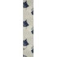 thumbnail image 3 of Nourison Aloha Indoor/Outdoor Tropical Floral Ivory/Navy 2'3" x 10' Area Rug, (10' Runner), 3 of 9