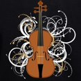 thumbnail image 3 of CafePress - Violin Swirls (For Dark Colours) Sweatshirt - Kids Sweatshirt, Youth Crew Neck Sweatshirt, 3 of 4