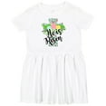 thumbnail image 3 of Inktastic He is Risen Floral Print Cross with Beautiful Flowers Girls Toddler Dress, 3 of 5