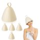 thumbnail image 2 of 6 Pcs Sauna Hat Felt Bath Hat Russian Wool Banya Hat for Men Women, 2 of 5