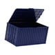 thumbnail image 4 of Contenedor de carga en miniatura, estuche de almacenamiento de gran capacidad para negocios, regalos y hogar. Azul oscuro, 4 of 9