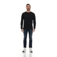 thumbnail image 2 of SOCKS'NBULK 24 Pack Thermal Shirts for Men, Base Layer Tops Bulk Wholesale, Cotton, Solid Colors, Shelter Donations (Black), 2 of 7