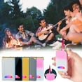 thumbnail image 5 of Torch Lighter, Dual Flame Lighter with 1Pcs Flint Stone, Windproof Lighter with Visible Gas Window, Cool Adjustable Soft Flame and Jet Flame 2 in1,Refillable Butane Lighter for Outdoor Indoor-Gray, 5 of 5