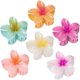 thumbnail image 1 of wonima44 6 Pcs Flower Hair Claw Clips - Hawaiian Hair Clips for Women, Cute Summer Beach Hair Accessories, 1 of 1