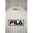 thumbnail image 4 of FILA Men's White Striped & Logo S/S T-Shirt (181), 4 of 5