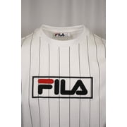 FILA Mens White Striped & Logo S/S T-Shirt (181)