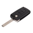 thumbnail image 2 of Remote Control Key Case, Car Key Case Black 3 Buttons Folding Flipping Protective Key Fob Cover Replacement For  107 207 307 307cc, 2 of 8