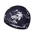 thumbnail image 2 of LJNYFDC Bathing Hat Breathable Fabric Swimming Hat Exquisite Pattern High Elastic Quick Dry Tear resistant Protective Polyester Unisex Print Swimming, 2 of 7