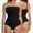 Black, variant on TIANZEN Women's Seamless Corset Thong Bodysuit With Adjustable Straps For Comfort And Style Waist Bands Corsets for Women Lingerie Waist Trainer for Women Small