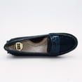 thumbnail image 5 of Blue Patent Leather Slip-On Loafer - 1936 Boutique Style 811-103, 5 of 7