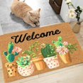 thumbnail image 4 of Giyblacko Area Rug Door Mats Green cactus welcome mat, 4 of 6