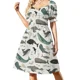thumbnail image 3 of Vestido de manga corta con diseño de cupcakes, vestidos de novia para mujer, ropa de verano para mujer, 3 of 7