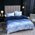 thumbnail image 2 of Star Sky Design Juego de ropa de cama Home Dorm Dormitorio Poliéster Funda de edredón transpirable Funda de almohada, Tipo 3 Methold HA6412-03B, 2 of 7