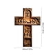 thumbnail image 3 of Decoraciones de Pascua, adornos de Pascua, regalos de Pascua. Exquisito colgante de emblema de crucifijo de Pascua. Decoración colgante de madera que añade una cálida decoración de pared a la puerta d, 3 of 6