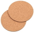 thumbnail image 6 of Viveous 2pcs Cork Mats, Round Cork Coasters, Cork Pad Plate Pad, Tray Flower Pot Coaster Mat for Indoors Outdoor Crafts Supplies ( 4inch/ 10cm ), 6 of 10