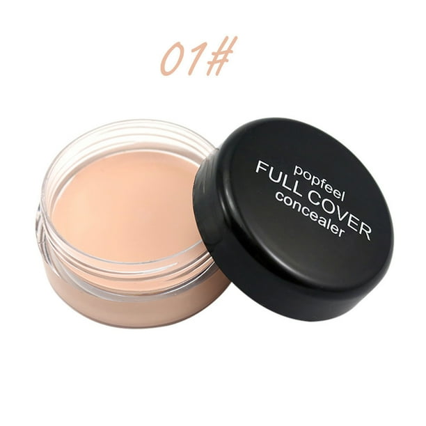 Xihbxyly Paleta de Correctores Popfeel, Maquillaje Cremoso de Acabado Natural, Cobertura de Ojeras, Fórmula Hidratante, Larga Duración, Tamaño 6 X 6 X 2 Cm, 14 G, Imprescindible para Maquillaje Diari