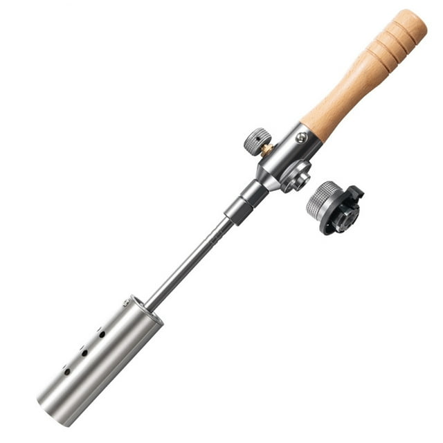 CAMPINGMOON CAMPINGMOON MT-3955 Lampe de Camping Extérieure Haute Puissance avec Tige d'Extension Réglable, Sortie de Chaleur 12000kcal/h, Comprend un Sac de Rangement (Bidon de Gaz Non Inclus)