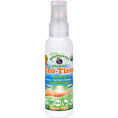 Greenerways Organic Eco Tizer Counter Display 2 Oz Case Of 12 Household Cleaners Walmart Com Walmart Com