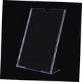 thumbnail image 4 of WRITWAA 6Pcs Desktop Message Holder Acrylic Transparent L Shape for Table Viewing 11.8x4.8x2in, 4 of 8