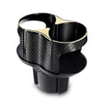 thumbnail image 1 of Titular de la copa de cocheSoporte de copa de coches de 2 en 1 Expansor de copa Adaptador Auto Interior Organizador expandible Accesorios de almacenamiento, Negro y Oro matsuzay VI001568-02B, 1 of 6