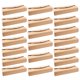 thumbnail image 1 of FELTECHELECTR 20 cajas de 4 cavidades para pastel de arándanos, para pastel de luna, macarrones, para tienda de postres (marrón), 1 of 5