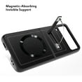 thumbnail image 5 of Compatible for Samsung Galaxy Z Flip 3 5G Kickstand Case, Z Flip 3 Case with Hinge Protection & Strong Magsafe Wireless Charging Compatible Cover Case for Samsung Galaxy Z Flip 3,Black, 5 of 12