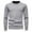Gray, variant on TFEOQRY Pullover Sweater for Men Solid Color Loose Comfortable Knit Wear Long Sleeved Round Neck Sweater Top White