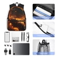 thumbnail image 6 of Gaeub Cool Fire Man School Backpack Waterproof Bookbag for Men Women College High School Bags, 6 of 8