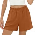 thumbnail image 2 of Sentmoon Comfy Shorts for Women High Waist Plus Size Shorts for Women Stretchy Solid Color Regular Fit Womens Long Shorts with Pockets Stylish for Hot Weather and Humidity Beach S-2XL, 2 of 8