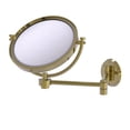 thumbnail image 1 of Allied Brass 8 Inch Wall Mounted Extending Make-Up Mirror 2X Magnification - WM-6/2X-UNL, 1 of 1