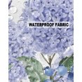 thumbnail image 6 of Outdoor Throw Pillow Cover Purple Hydrangea Flower Blueberry Waterproof Cushion Covers 2 Pack Watercolor Floral Leaves on White Pillow Cases Home Decoration for Patio Garden Couch Sofa, 6 of 7