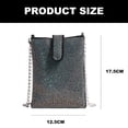 thumbnail image 2 of Evening handbag Women's handbag Metal mesh small crossbody bag Mobile wallet - colour, 2 of 5