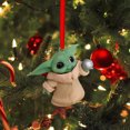 thumbnail image 2 of Acrílico Árbol de Navidad Decoración colgante Dibujos animados Adornos colgantes para niños (7), 2 of 8