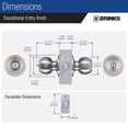 thumbnail image 3 of Brinks E2415119 Raleigh Knob Set - Nickel, 3 of 7