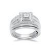 Forever Bride 1/4 Carat T.W. Diamond Sterling Silver Bridal Set